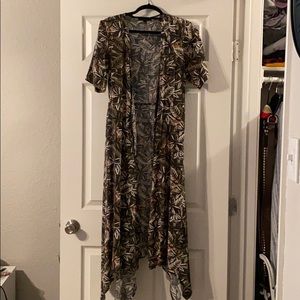 Banana Republic Tiger Wrap Dress with pockets